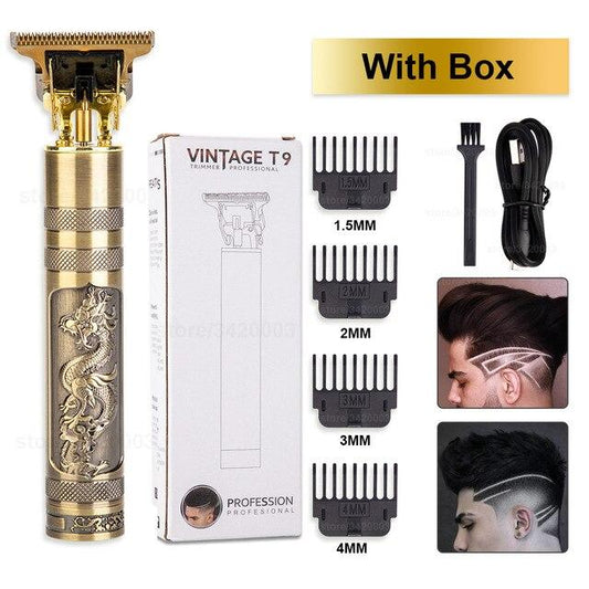 Metal Body Vintage T9 Hair Trimmer for Men.