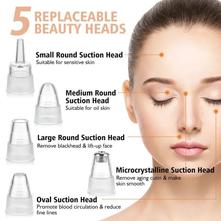 Face Vacuum Blackhead Remover Pore Cleaner