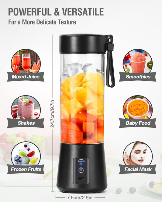 USB Rechargeable Mini Juicer Blender
