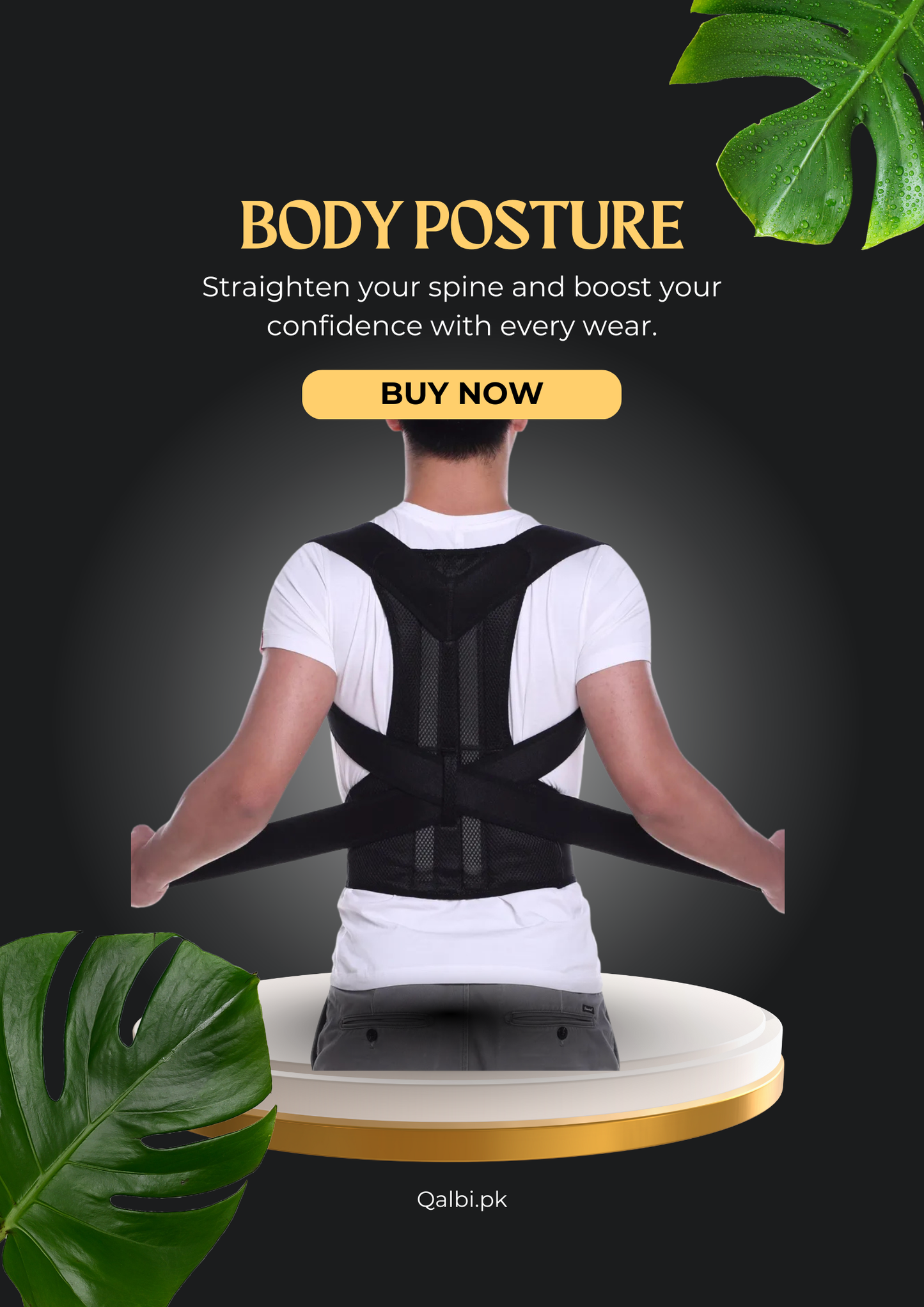 Back Pain Relief Posture Corrector Belt
