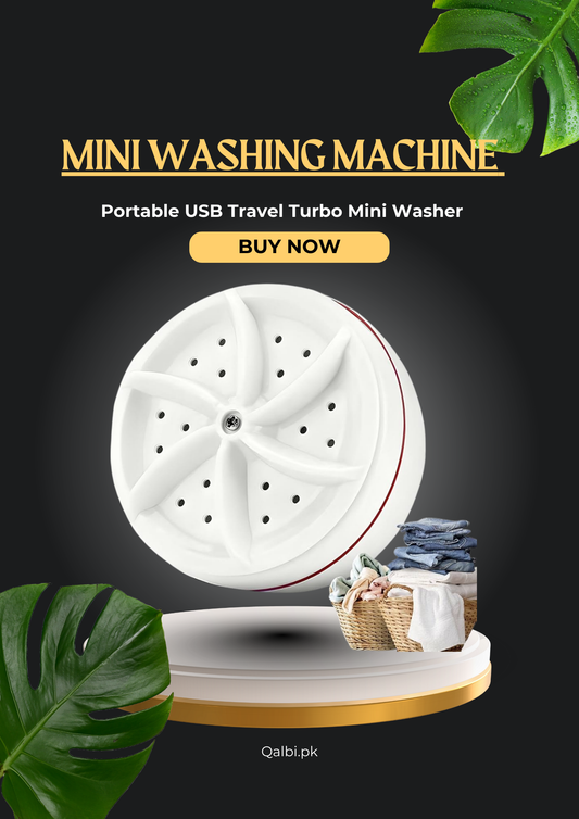 Portable USB Travel Turbo Mini Washer